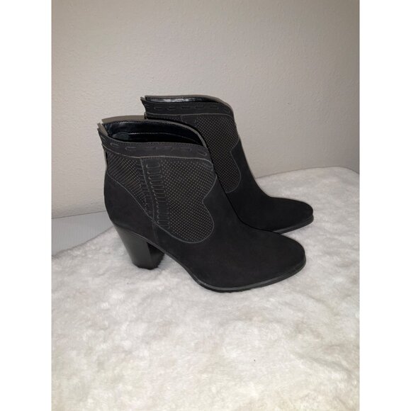 Vince Camuto Women's Fretzia Ankle Booties Black Size 8 US NEW - Picture 2 of 5